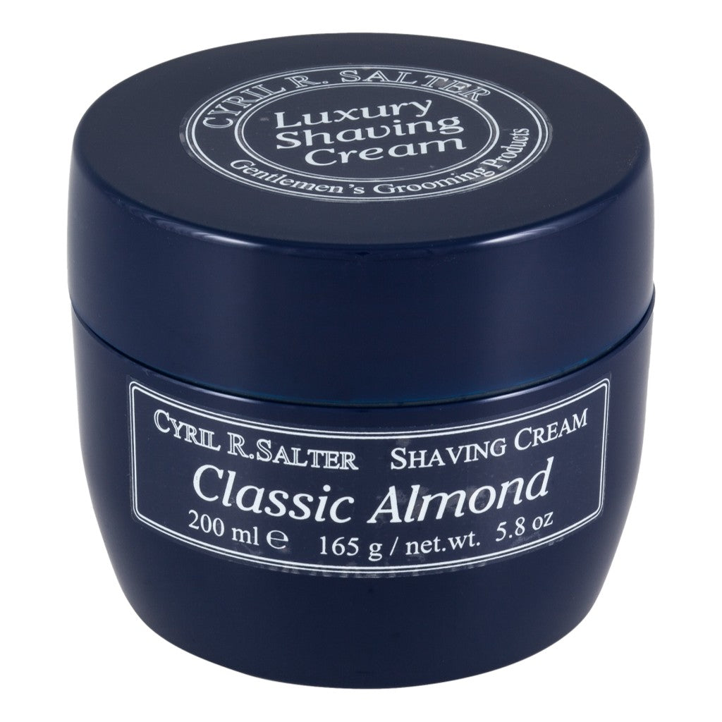 Crema de afeitar clásica de almendras Cyril R. Salter 200 ml