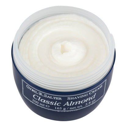 Crema de afeitar clásica de almendras Cyril R. Salter 200 ml