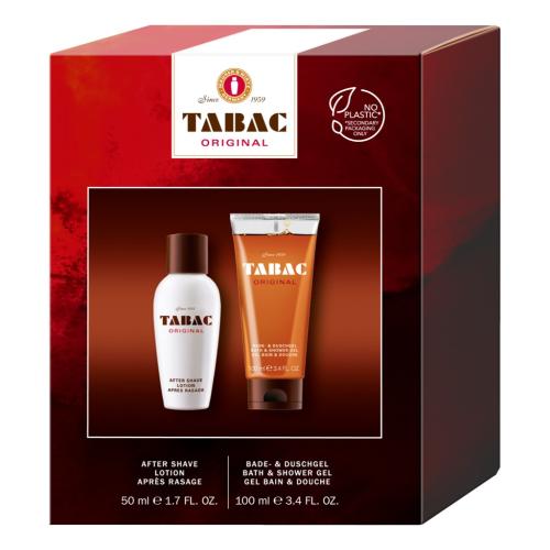 Tabac Original Gift Set with Aftershave Lotion 50ml and Shower Gel 100ml for men.