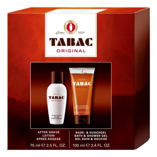 Tabac Original Gift Set with Aftershave Lotion 75ml and Shower Gel 100ml.