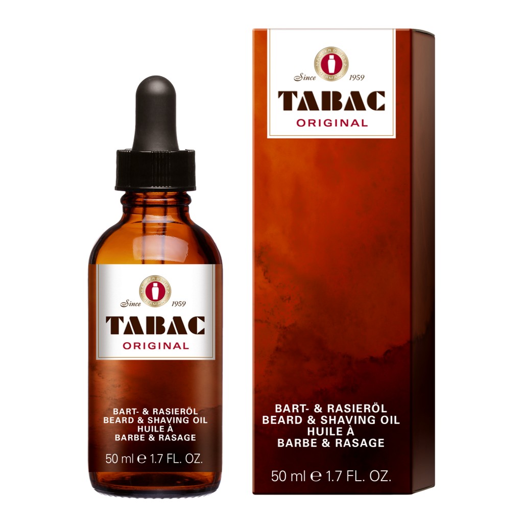 Tabac Original Beard Oil 50ml for a smooth, glossy beard with a classic scent.