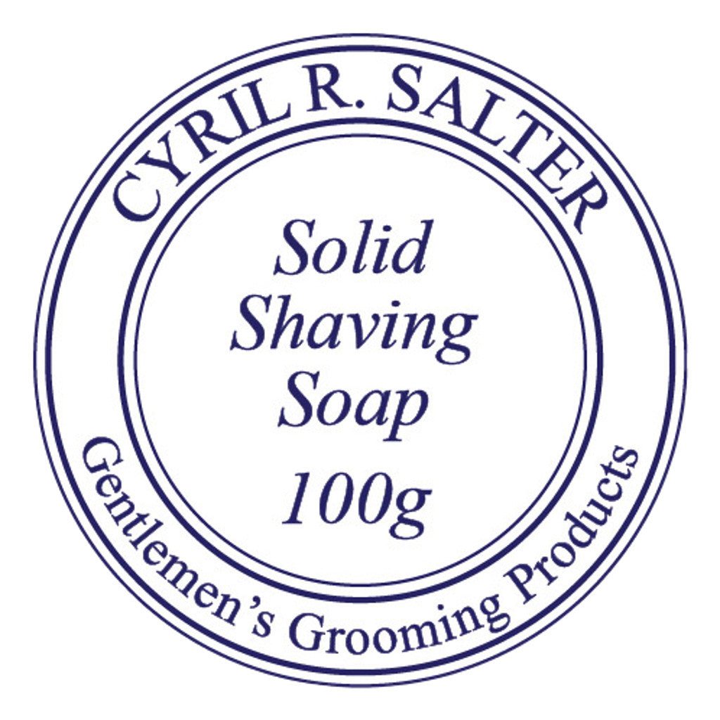 Cyril R. Salter Solid Shaving Soap 100g Refill | Male Grooming Supplies