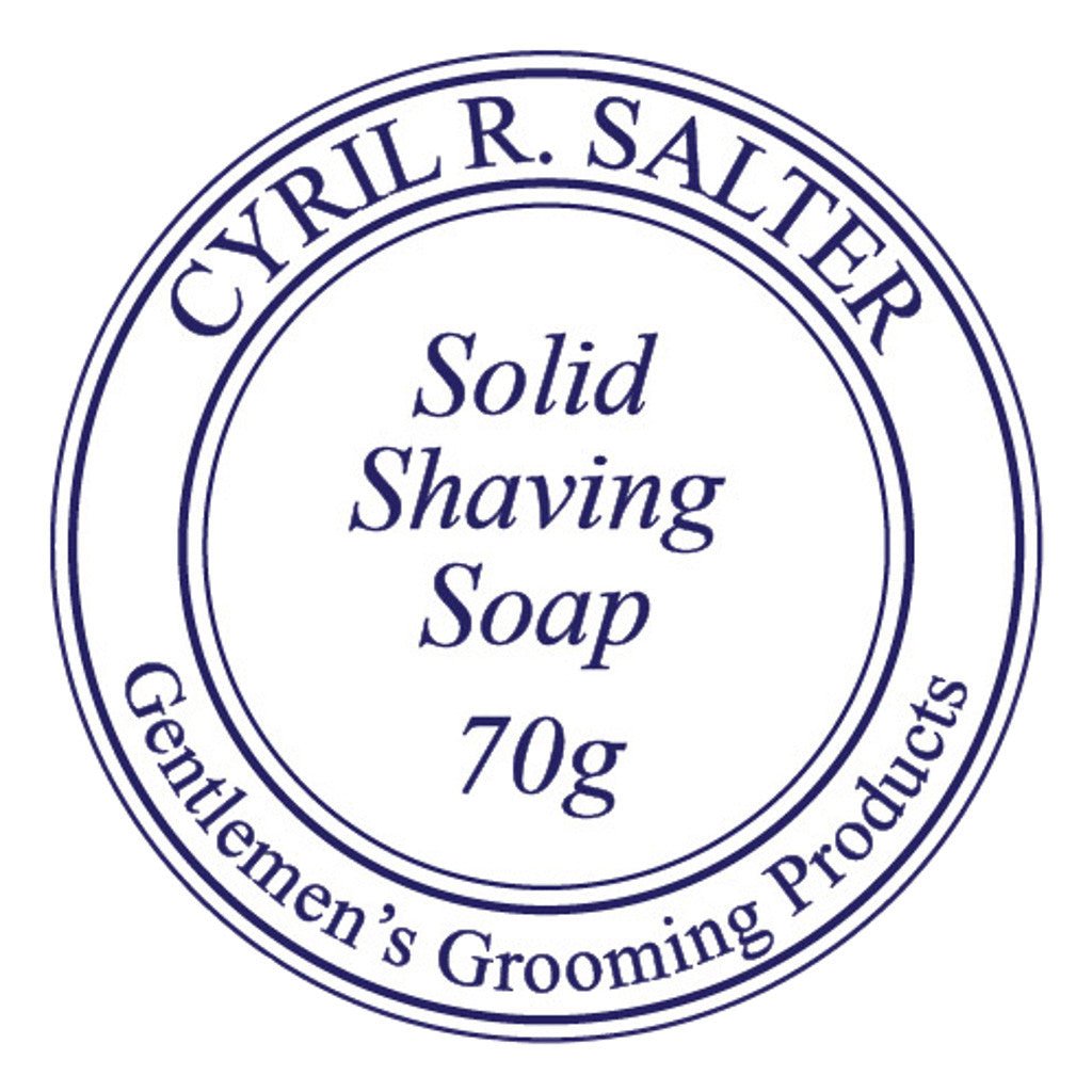 Cyril R. Salter Solid Shaving Soap 70g Refill | Male Grooming Supplies