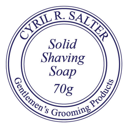 Cyril R. Salter Solid Shaving Soap 70g Refill | Male Grooming Supplies