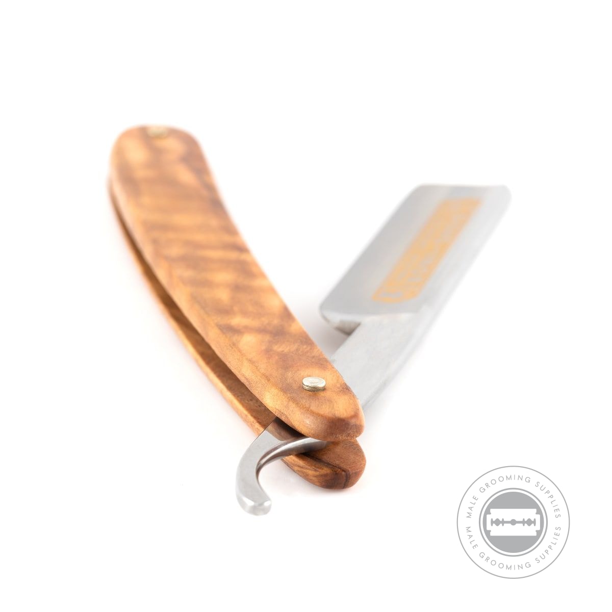 Dovo 'INOX' Olive Wood Straight Razor 5/8" | Male Grooming Supplies