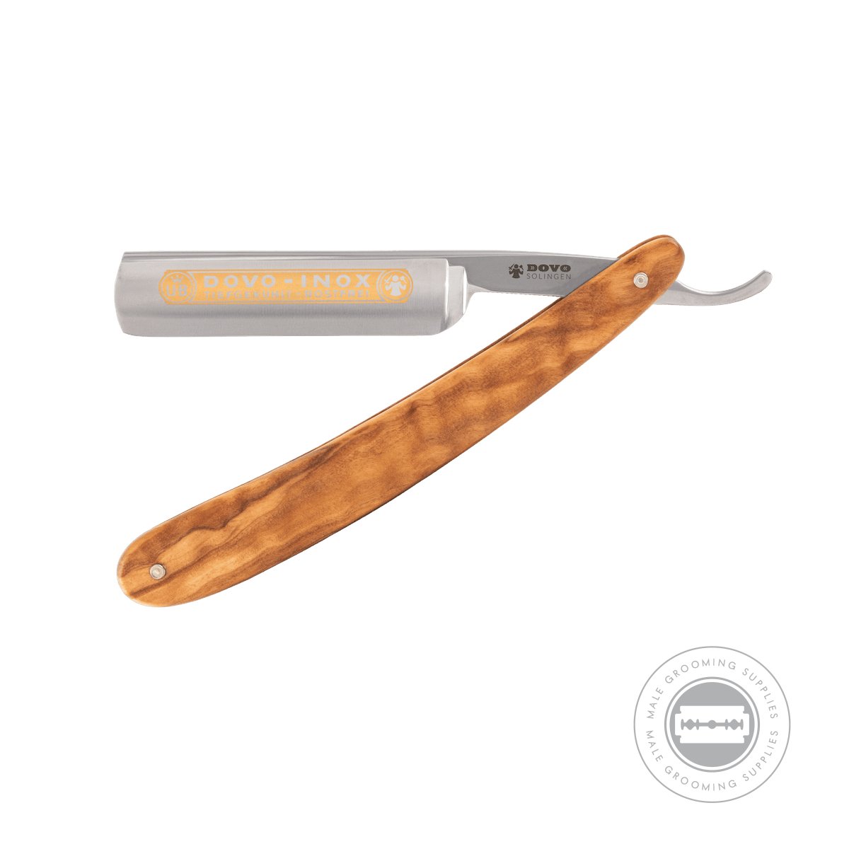 Dovo 'INOX' Olive Wood Straight Razor 5/8" | Male Grooming Supplies