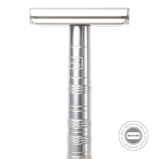 Henson AL13 Safety Razor V2.0 - Aircraft Aluminium | Male Grooming Supplies