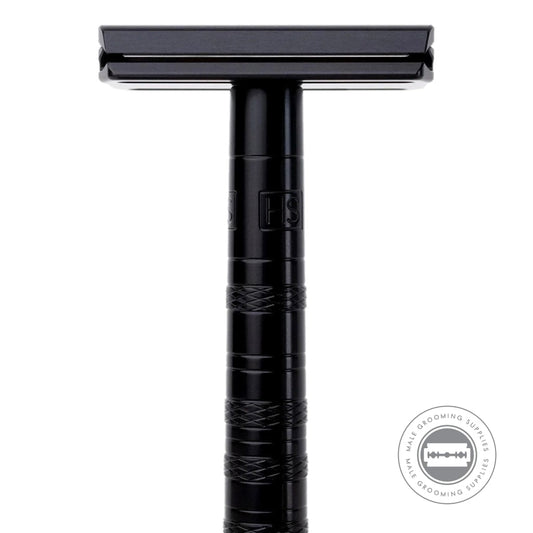 Henson AL13 Safety Razor V2.0 - Jet Black | Male Grooming Supplies