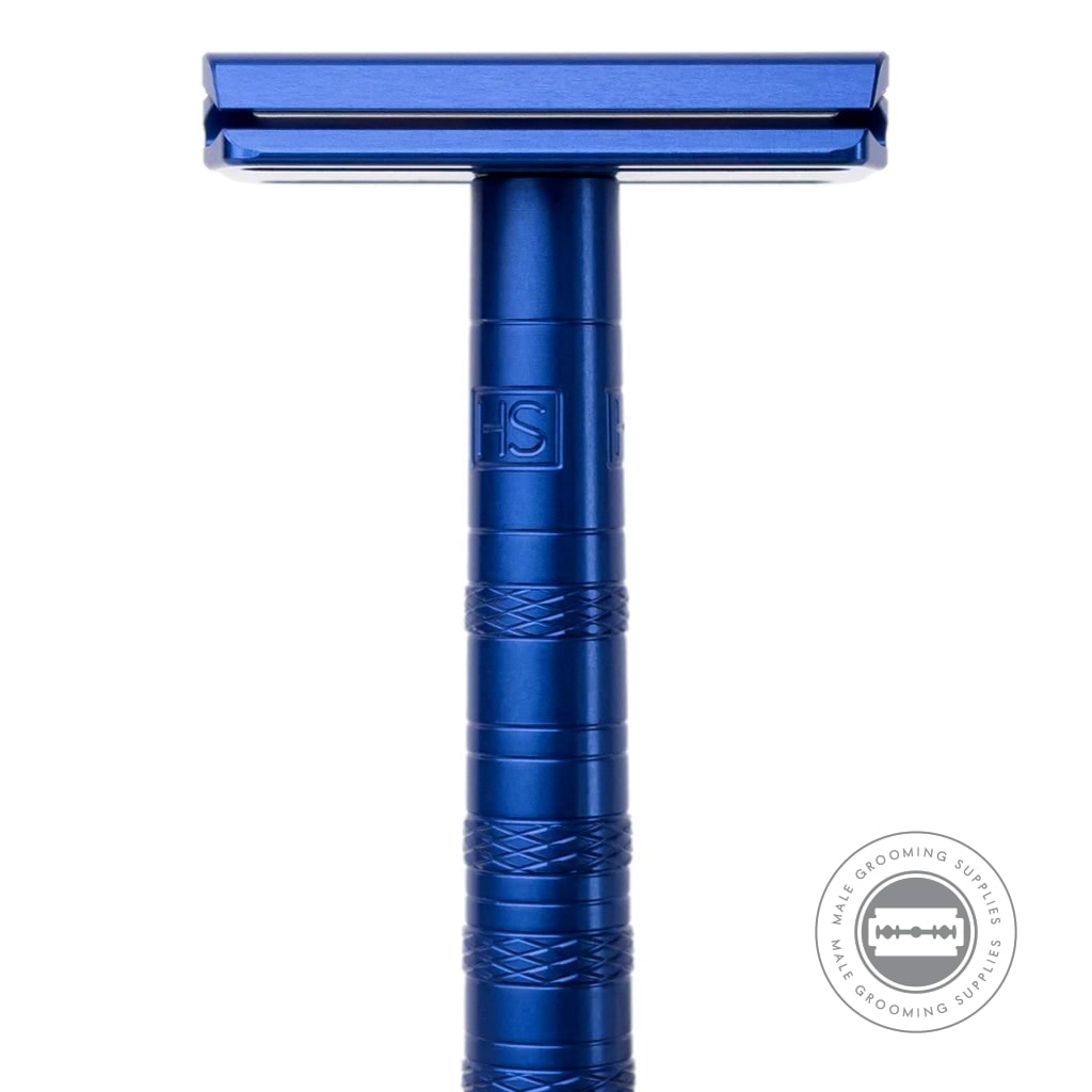 Henson AL13 Safety Razor V2.0 - Steel Blue | Male Grooming Supplies