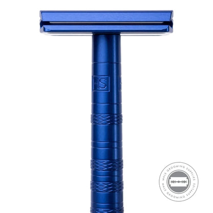 Henson AL13 Safety Razor V2.0 - Steel Blue | Male Grooming Supplies