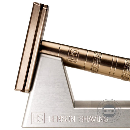 Henson AL13 Safety Razor V2.0 - Tan | Male Grooming Supplies