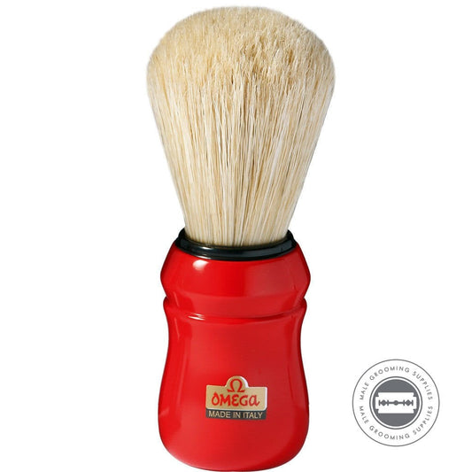 Omega Professional Barber Shaving Brush | Male Grooming Supplies