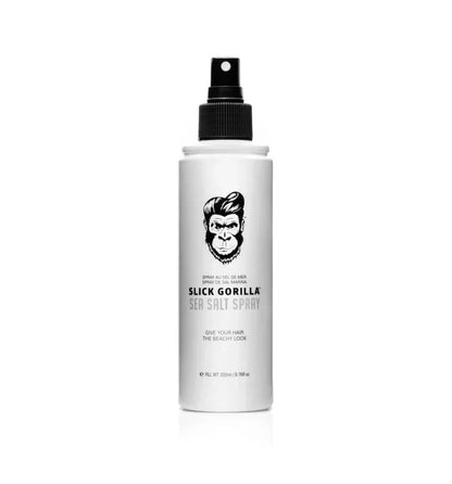 Slick Gorilla Sea Salt Spray 250ml with open spray nozzle for easy application and natural hair finish.